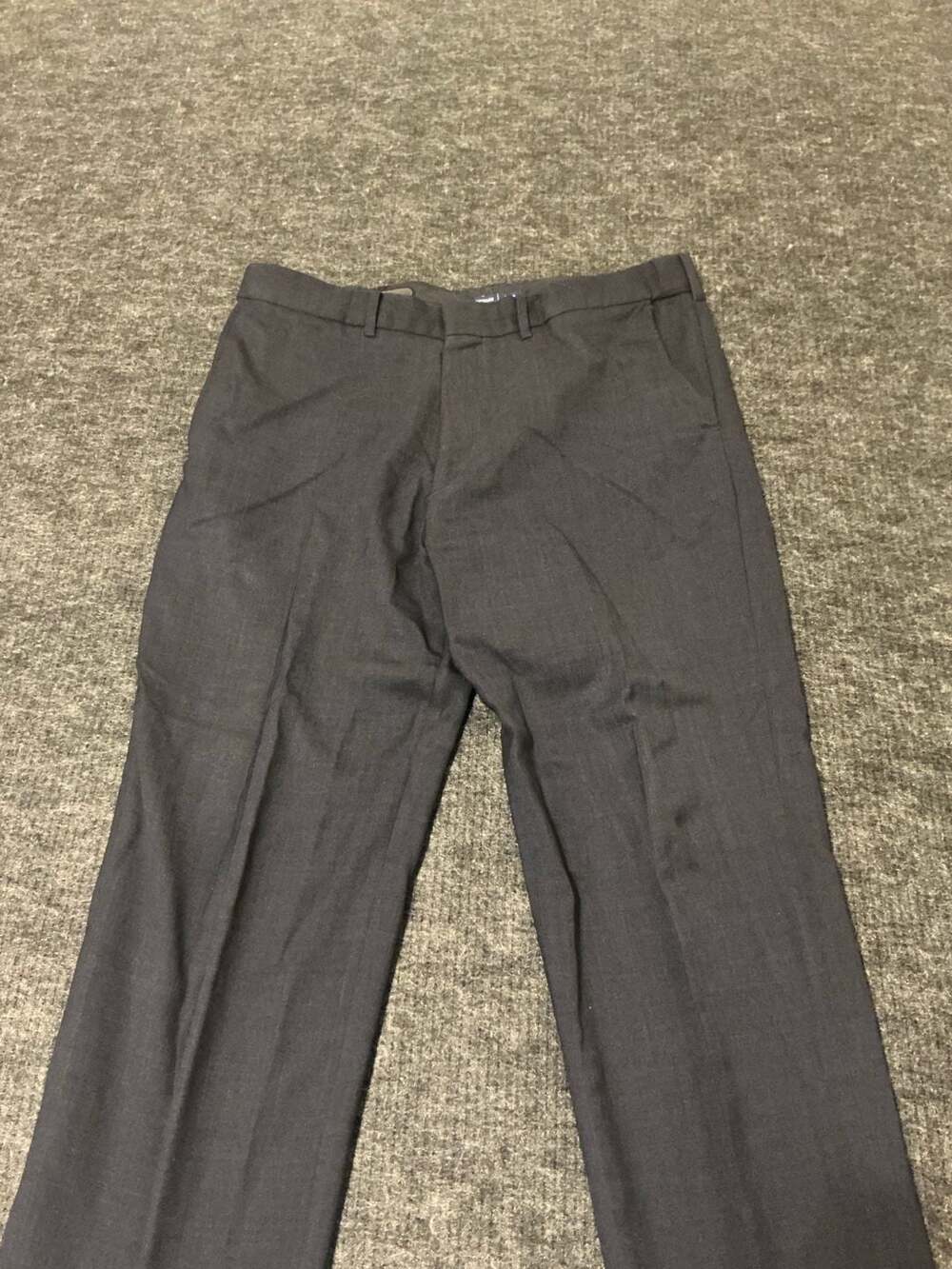 Stan Herman JetBlue Uniform Dress Trousers Mens Size 36/32 Grey Used